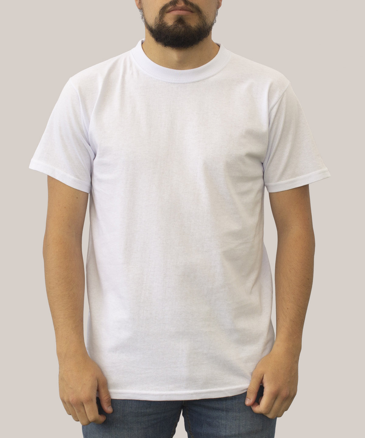 lanzadera dialecto Oferta Camiseta T-shirt Básica Blanca - texcolsport.com